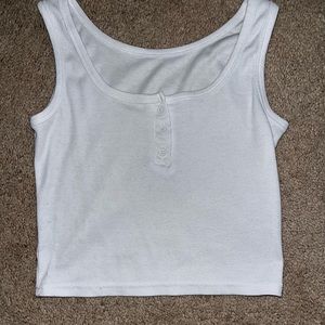 plain white tank